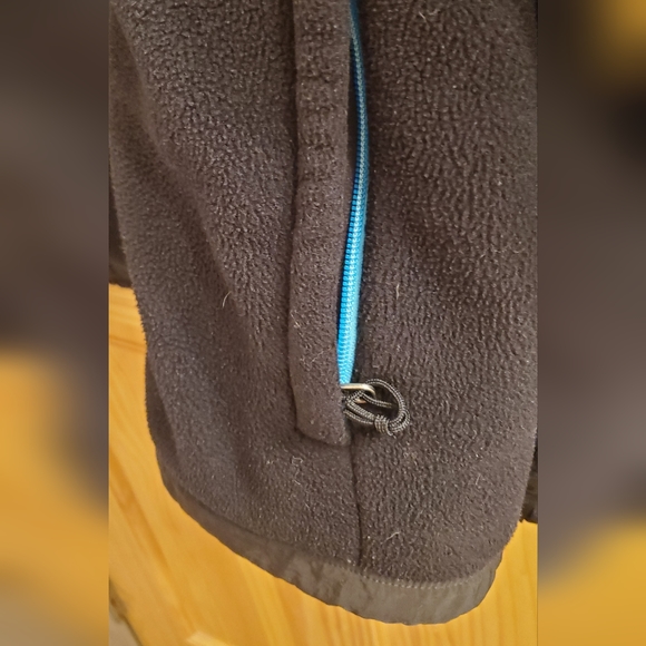 Vintage Rare North Face Denali Black with Light Blue Accents Fleece Jacket - Picture 5 of 10